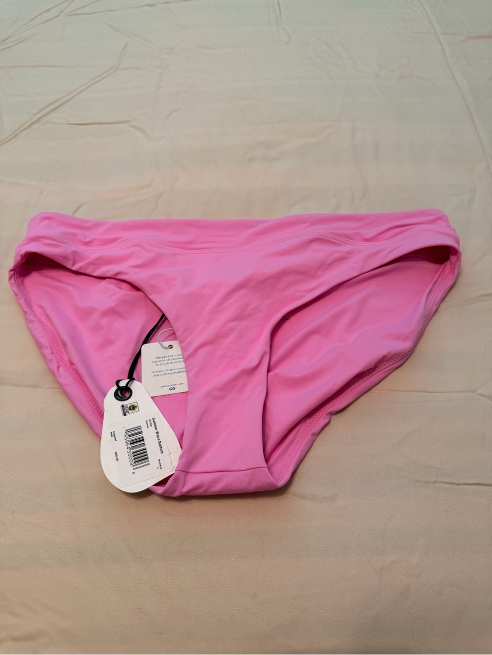 prAna Summer Wave Bikini Bottom Cosmos Pink Women’s Large NWT